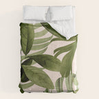Abstract Art Tropical Leaves 100 Comforter Gallery Image 6