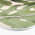 Abstract Art Tropical Leaves 100 Bath Mat Gallery Image 3