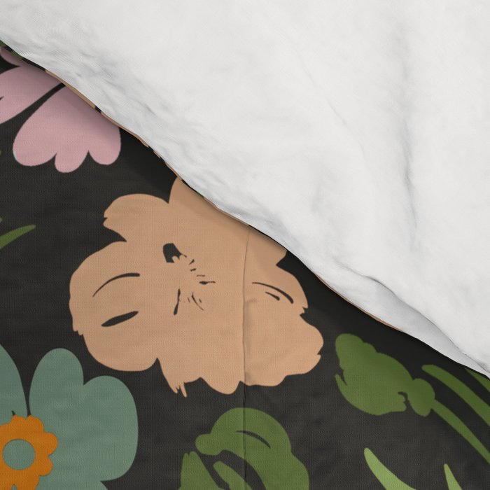 Night in the flowered meadow Comforter Gallery Image 4