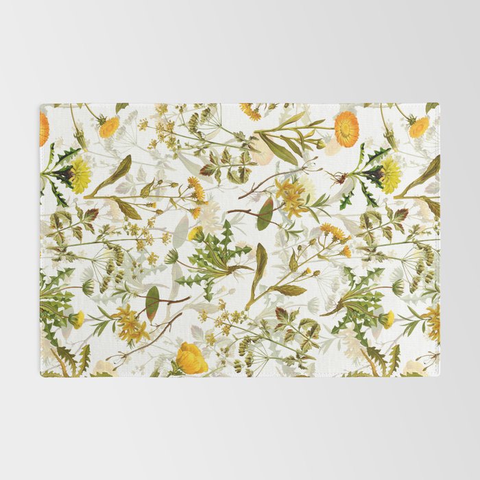 Vintage & Shabby Chic - Yellow Wildflowers Rug Gallery Image 2