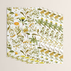 Vintage & Shabby Chic - Yellow Wildflowers Wrapping Paper Gallery Image 3