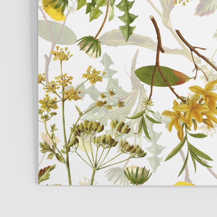 Vintage & Shabby Chic - Yellow Wildflowers Poster Gallery Image 3