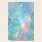 Opal Iridescent Dream Holographic Gemstone-Inspired Pastel Pattern Cutting Board Gallery Image 1