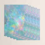Opal Iridescent Dream Holographic Gemstone-Inspired Pastel Pattern Wrapping Paper Gallery Image 3