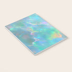 Opal Iridescent Dream Holographic Gemstone-Inspired Pastel Pattern Notebook Gallery Image 3