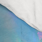 Opal Iridescent Dream Holographic Gemstone-Inspired Pastel Pattern Comforter Gallery Image 4