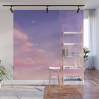 Sky Purple Aesthetic Lofi Wall Mural Gallery Image 1