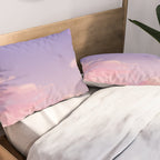 Sky Purple Aesthetic Lofi Pillow Sham Gallery Image 2