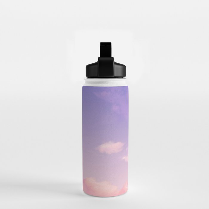 Sky Purple Aesthetic Lofi Water Bottle Gallery Image 2