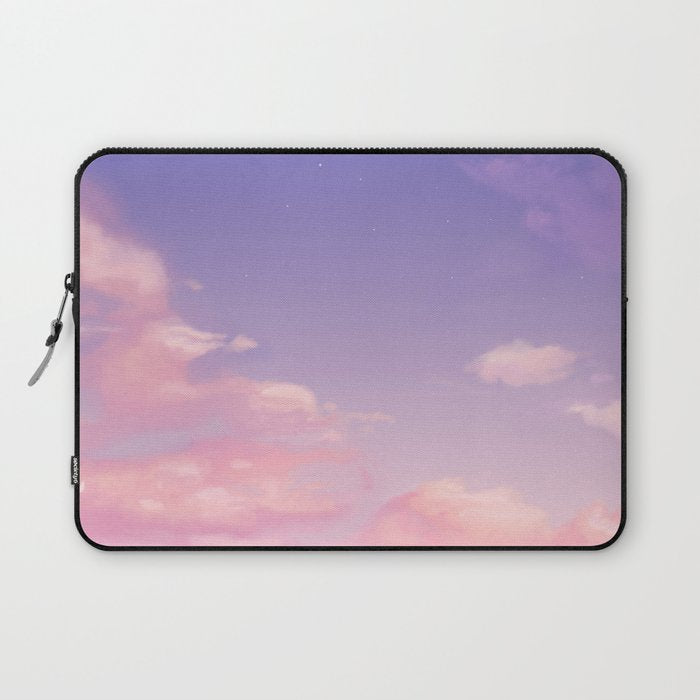 Sky Purple Aesthetic Lofi Laptop Sleeve Gallery Image 1
