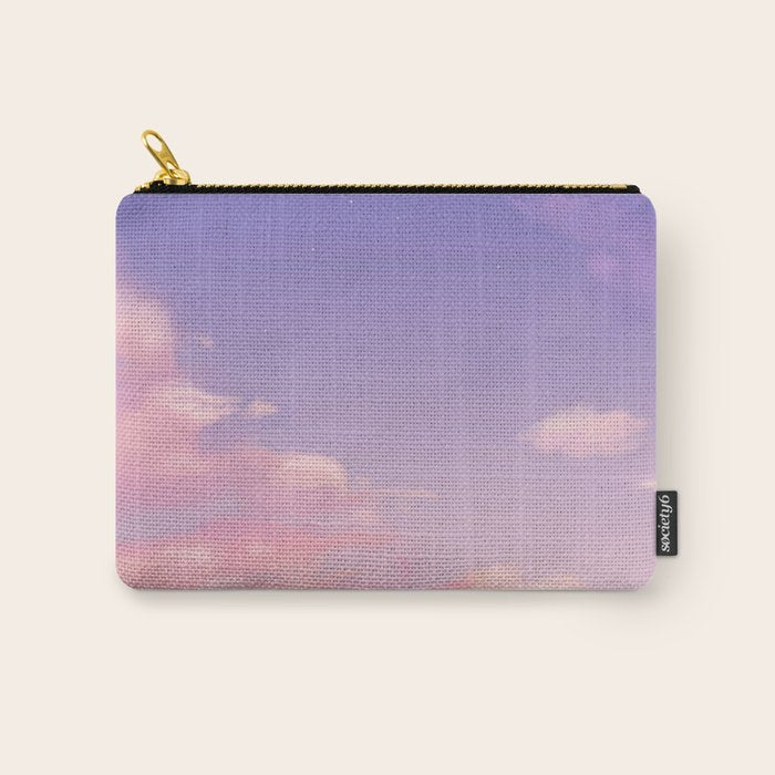Sky Purple Aesthetic Lofi Carry All Pouch Gallery Image 1