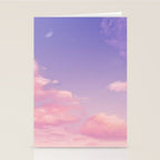 Sky Purple Aesthetic Lofi Stationery Card Gallery Image 2