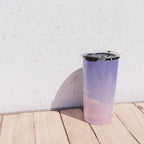 Sky Purple Aesthetic Lofi Travel Mug Gallery Image 4