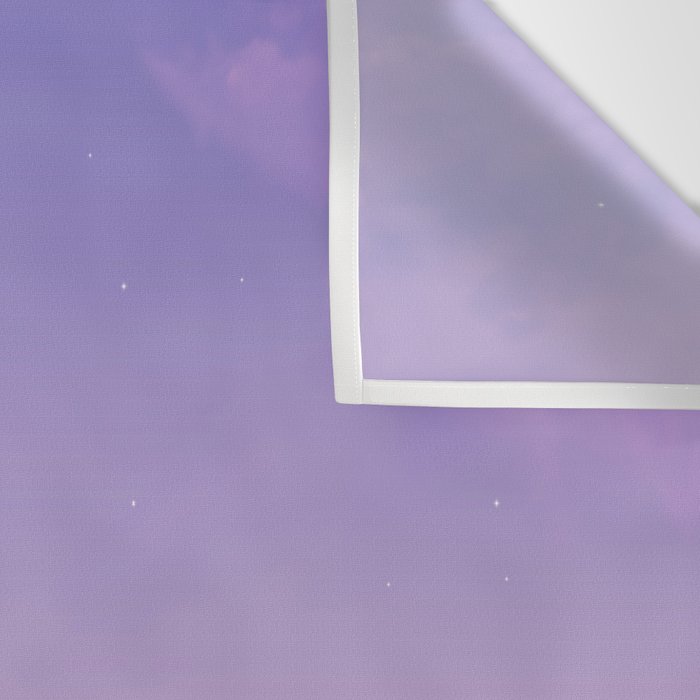 Sky Purple Aesthetic Lofi Wall Tapestry Gallery Image 3