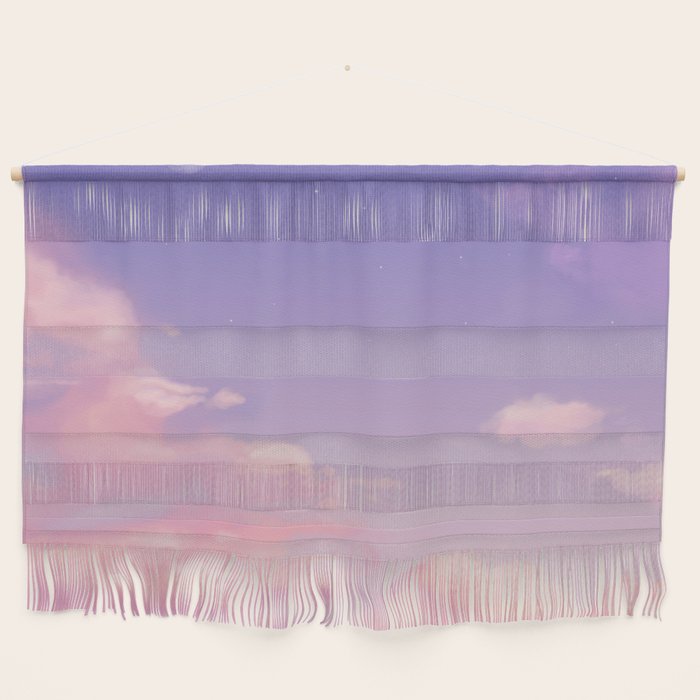 Sky Purple Aesthetic Lofi Wall Hanging Gallery Image 1