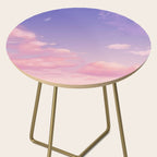 Sky Purple Aesthetic Lofi Side Table Gallery Image 2