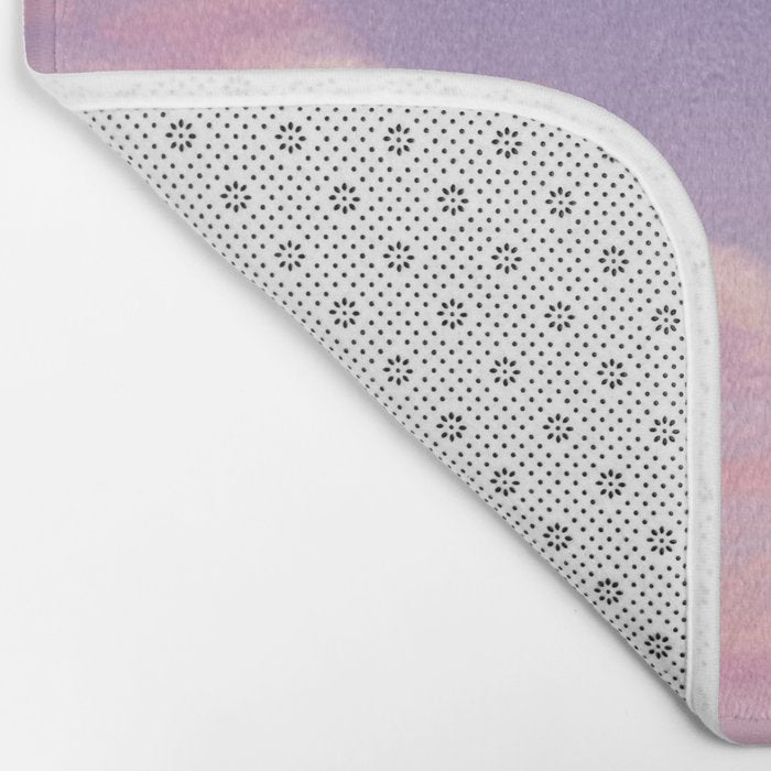 Sky Purple Aesthetic Lofi Bath Mat Gallery Image 2