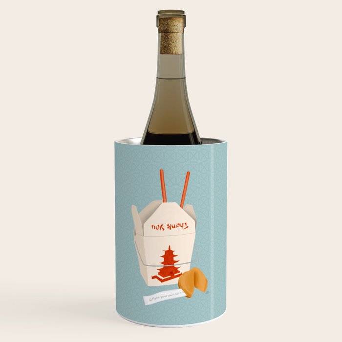 Chinese Food Takeout and Fortune Cookie Wine Chiller Gallery Image 1