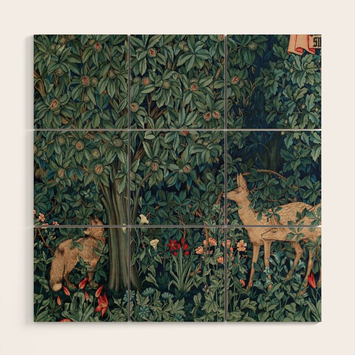 John Henry Dearle "Greenery" 1. Wood Wall Art Gallery Image 1