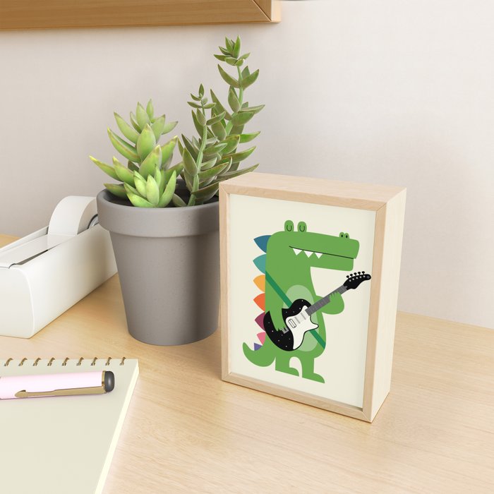 Croco Rock Mini Art Print Gallery Image 2