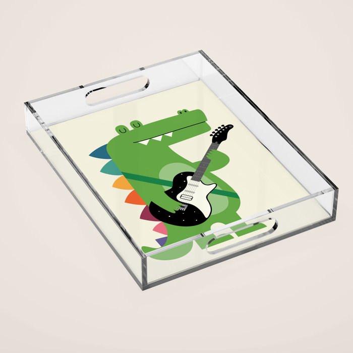 Croco Rock Acrylic Tray Gallery Image 1