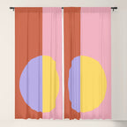 Color Block Abstract XIII Window Curtain Gallery Image 5