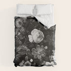 Black and White Garden Duvet Cover Gallery Image 6