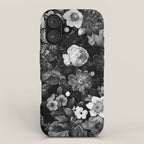 Black and White Garden iPhone Case Gallery Image 1
