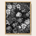 Black and White Garden Serving Tray Gallery Image 1