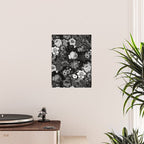 Black and White Garden Poster Gallery Image 2