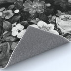 Black and White Garden Rug Gallery Image 4