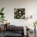 Black and White Garden Wood Wall Art Gallery Image 2