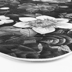 Black and White Garden Bath Mat Gallery Image 3