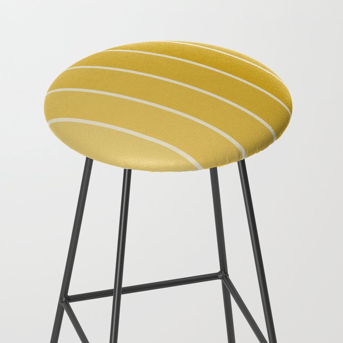 Gradient Arch XXV Gold Sunshine Mid Century Modern Rainbow Stool Gallery Image 2