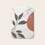 Abstract Shapes and Leaves 2 Bath Mat Gallery Image 1