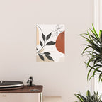 Abstract Shapes and Leaves 2 Poster Gallery Image 2