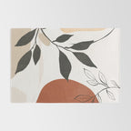Abstract Shapes and Leaves 2 Rug Gallery Image 2