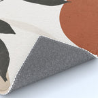 Abstract Shapes and Leaves 2 Rug Gallery Image 4