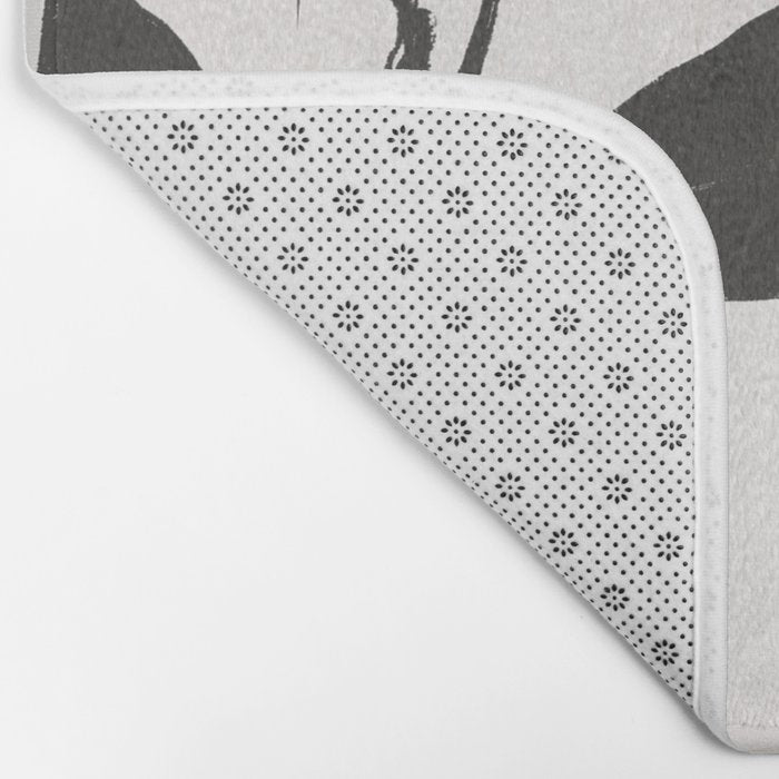Abstract Shapes and Leaves 2 Bath Mat Gallery Image 2