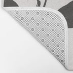 Abstract Shapes and Leaves 2 Bath Mat Gallery Image 2