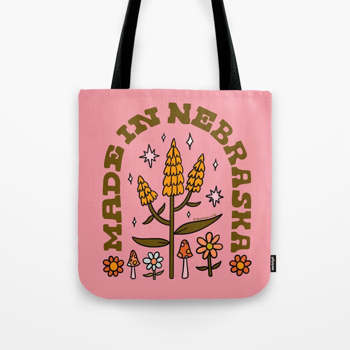 Made In Nebraska Tote Bag Gallery Image 1