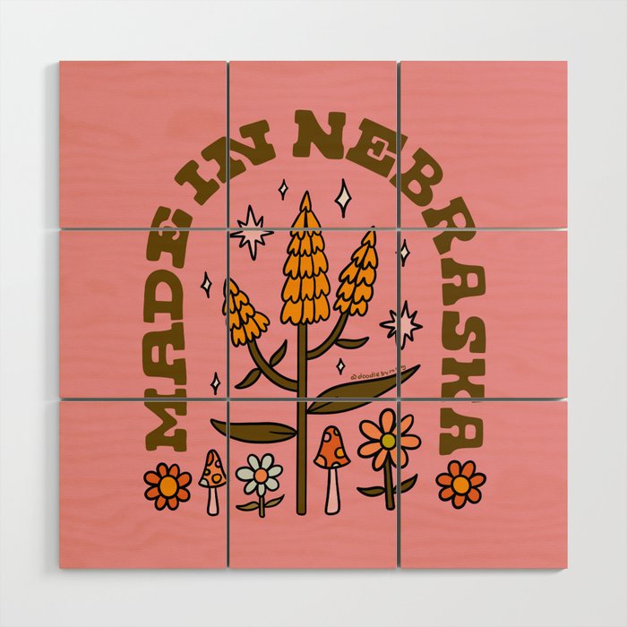 Made In Nebraska Wood Wall Art Gallery Image 1