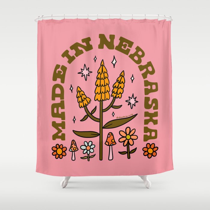Made In Nebraska Shower Curtain Gallery Image 1
