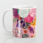 Floral Pink Pattern Coffee Mug Gallery Image 3