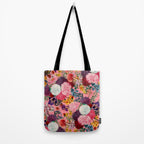 Floral Pink Pattern Tote Bag Gallery Image 2