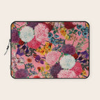 Floral Pink Pattern Laptop Sleeve Gallery Image 1