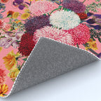 Floral Pink Pattern Rug Gallery Image 4