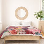 Floral Pink Pattern Duvet Cover Gallery Image 3
