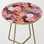 Floral Pink Pattern Side Table Gallery Image 2