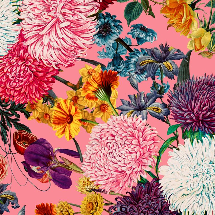 Floral Pink Pattern Coffee Mug Gallery Image 2